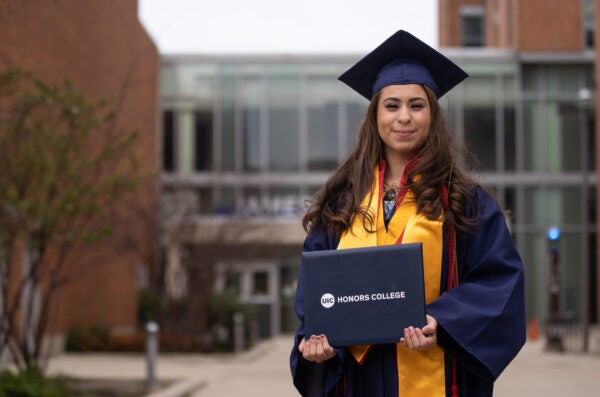 Student cap.